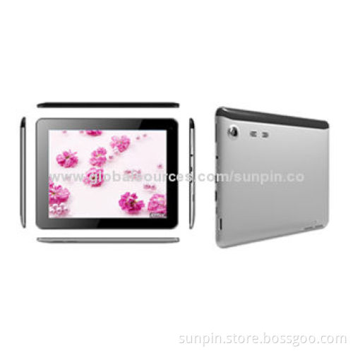 9.7-inch Tablet PCs with MTK8389 Quad Core, HD Display, 3G/2G Calling/GPS/Bluetooth